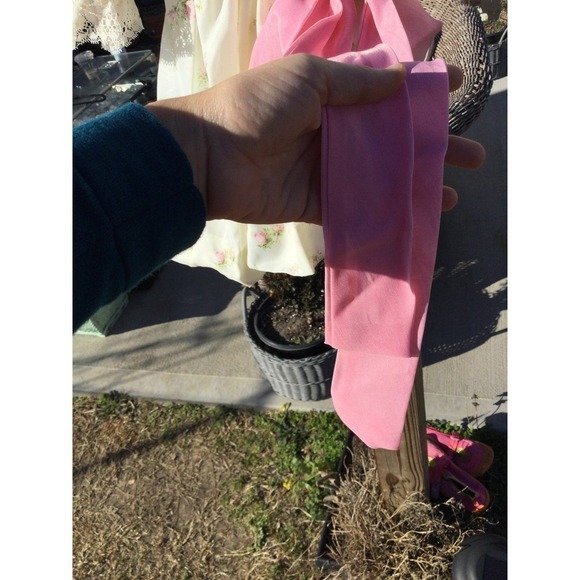 Vintage Love dress girls L 10 white floral pink lace 80s 90s cottagecore lace - Picture 6 of 13